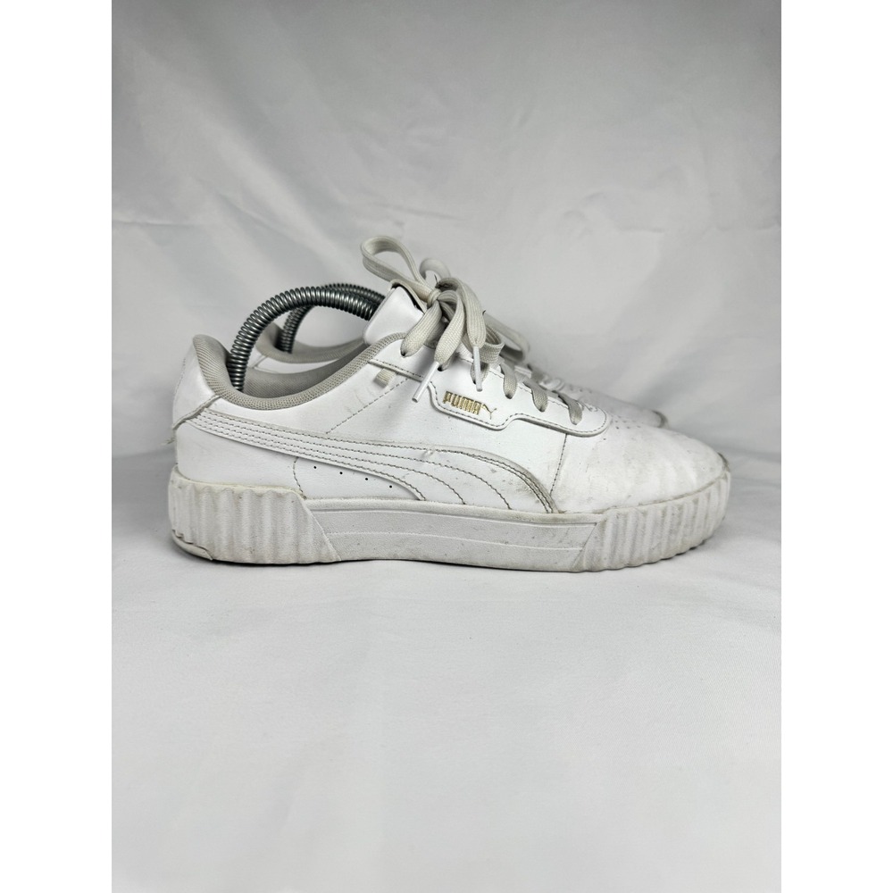 Puma Carina 3.0 Charm 403545-01 Womens Size 9.5 Casual Shoes White Sneakers